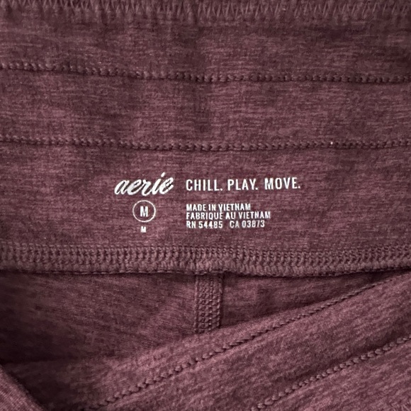 Women’s aerie Maroon Jogger Pants - Picture 2 of 2